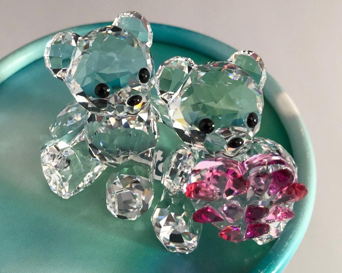 SWAROVSKI KRIS BEAR IN LOVE - 2014, #5004526, RETIRED, RARE, NIB