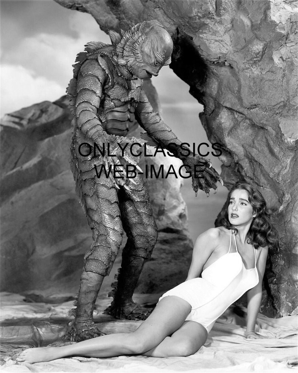SEXY BEAUTY JULIE ADAMS & BEN CHAPMAN CREATURE FROM THE BLACK LAGOON 8X10 PHOTO