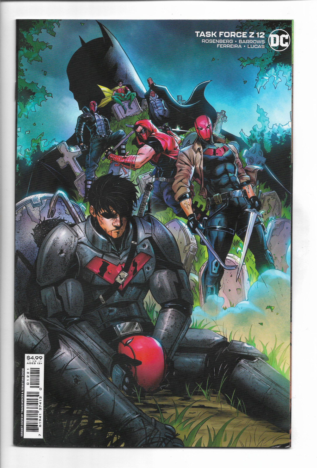 Task Force Z 12 RARE Travis Mercer & Sebastian Cheung Variant Cover B DC 2022