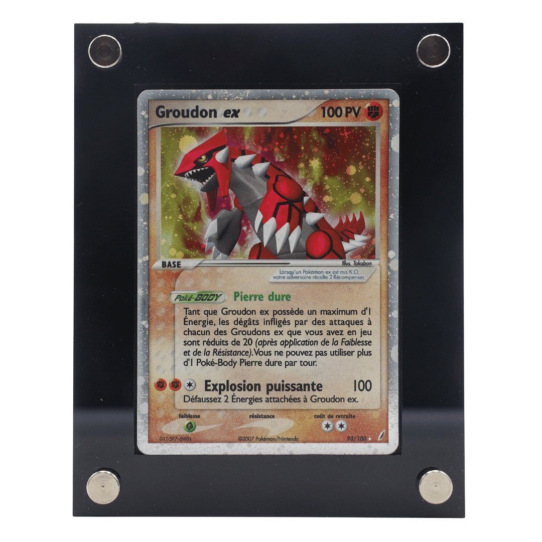 Nintendo Pokemon JCC Groudon ex 93/100 Holo FR 100 PV (2007)