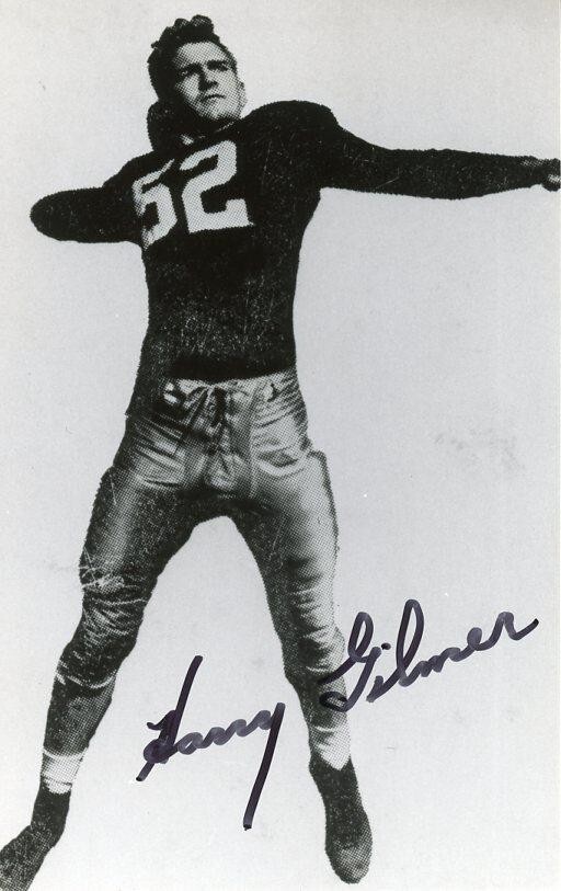 Harry Gilmer - Signed B&W Photograph