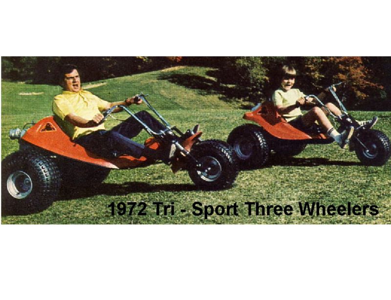 1972 Tri Sport Three Wheeler   Refrigerator / Tool Box Magnet