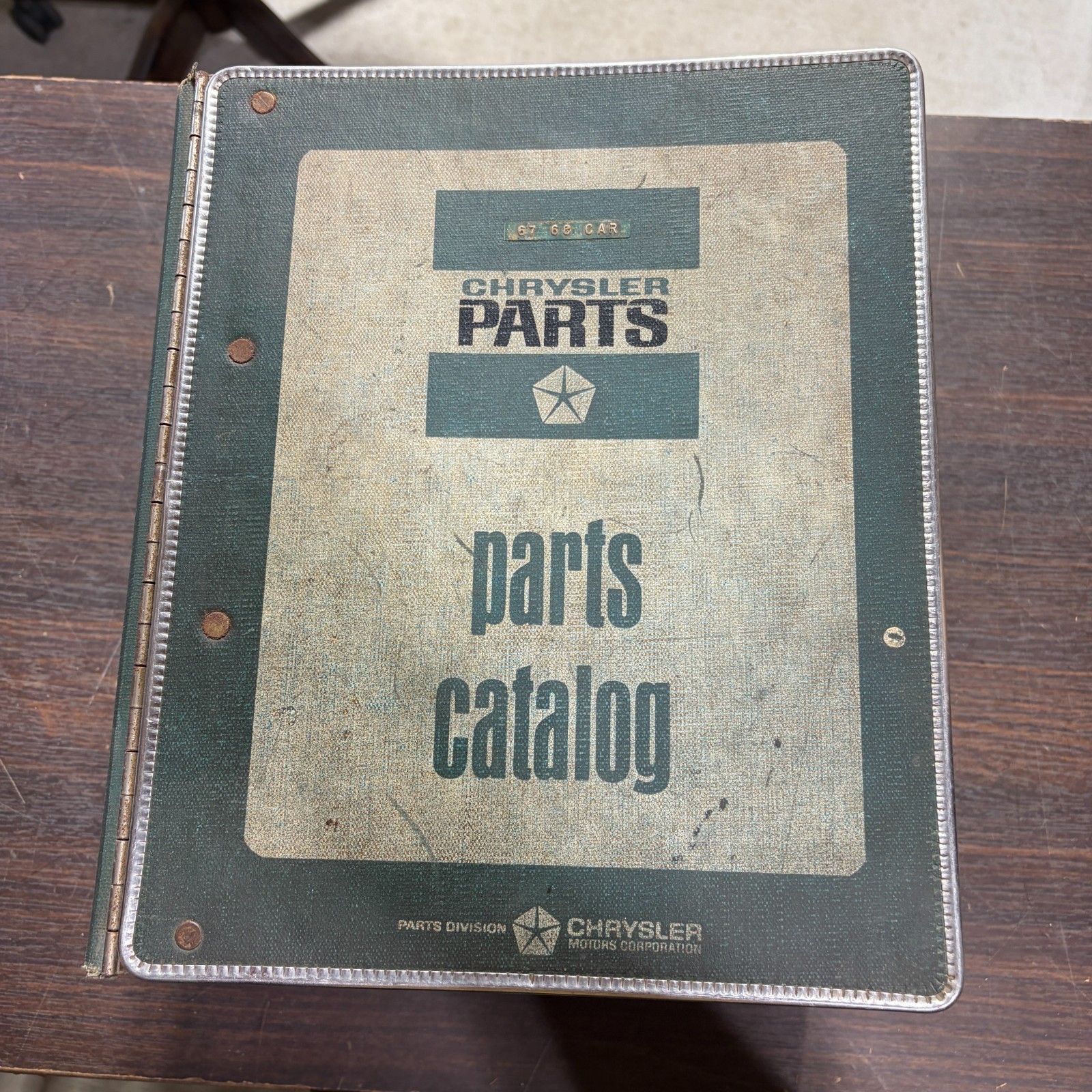 1967 & 1968 Chrysler Plymouth Dodge Passenger Cars Parts Catalog Binder Manual