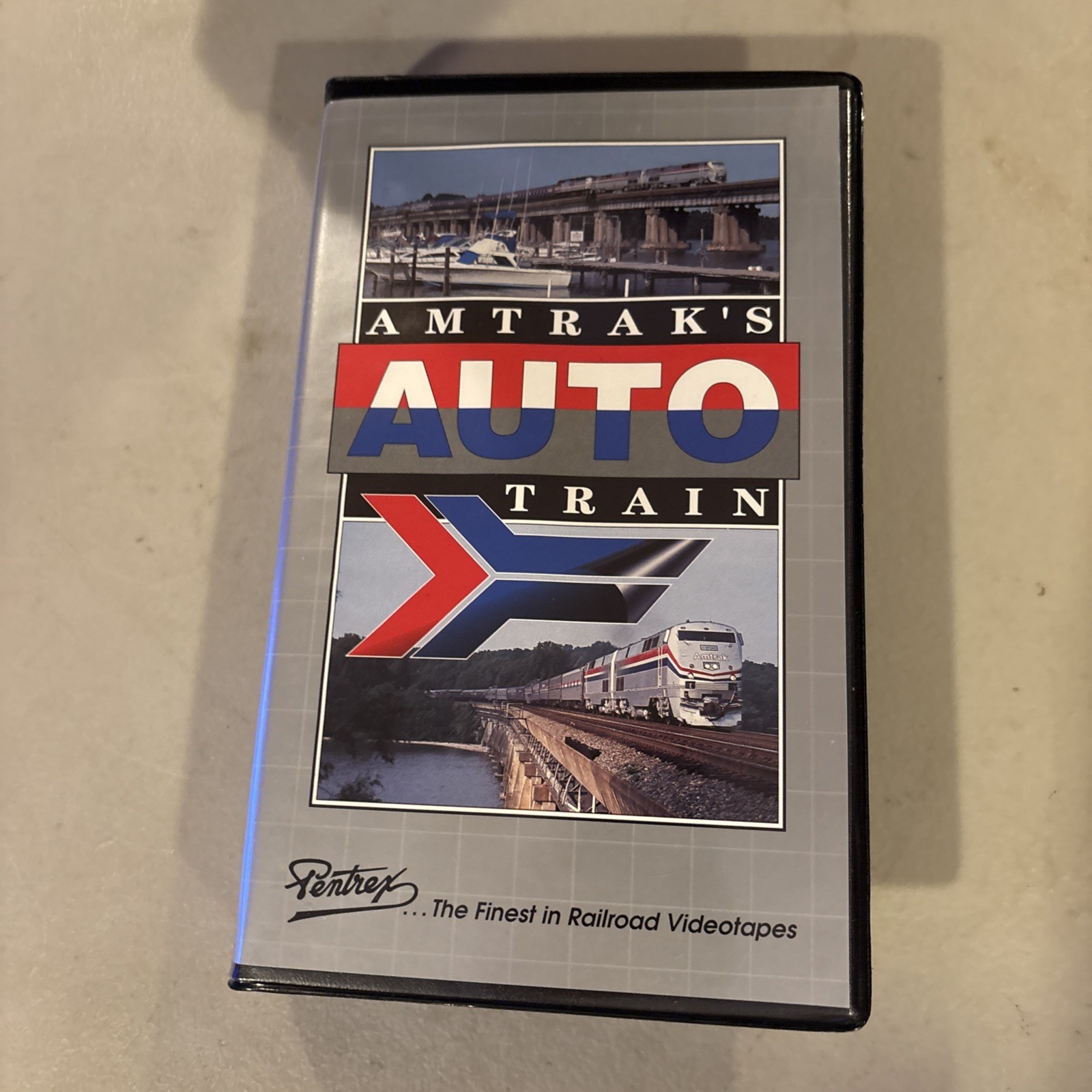 Amtrak's Auto Train by Pentrex VHS 1994 Videotape Cab Ride America By Rail