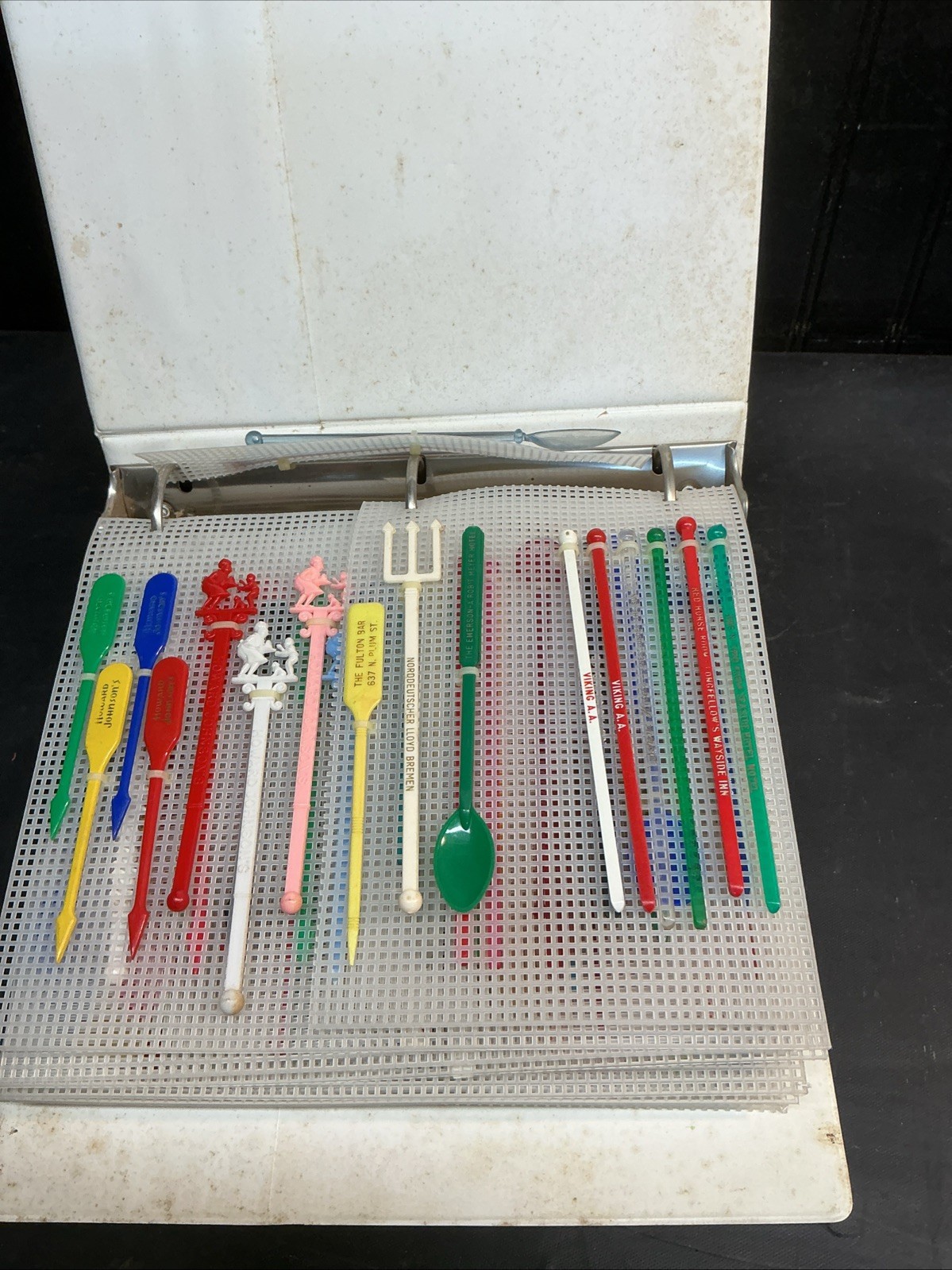 Huge LOT of 100+ Vintage Swizzle Sticks  - Lifelong Collection - 50's 60's 70's