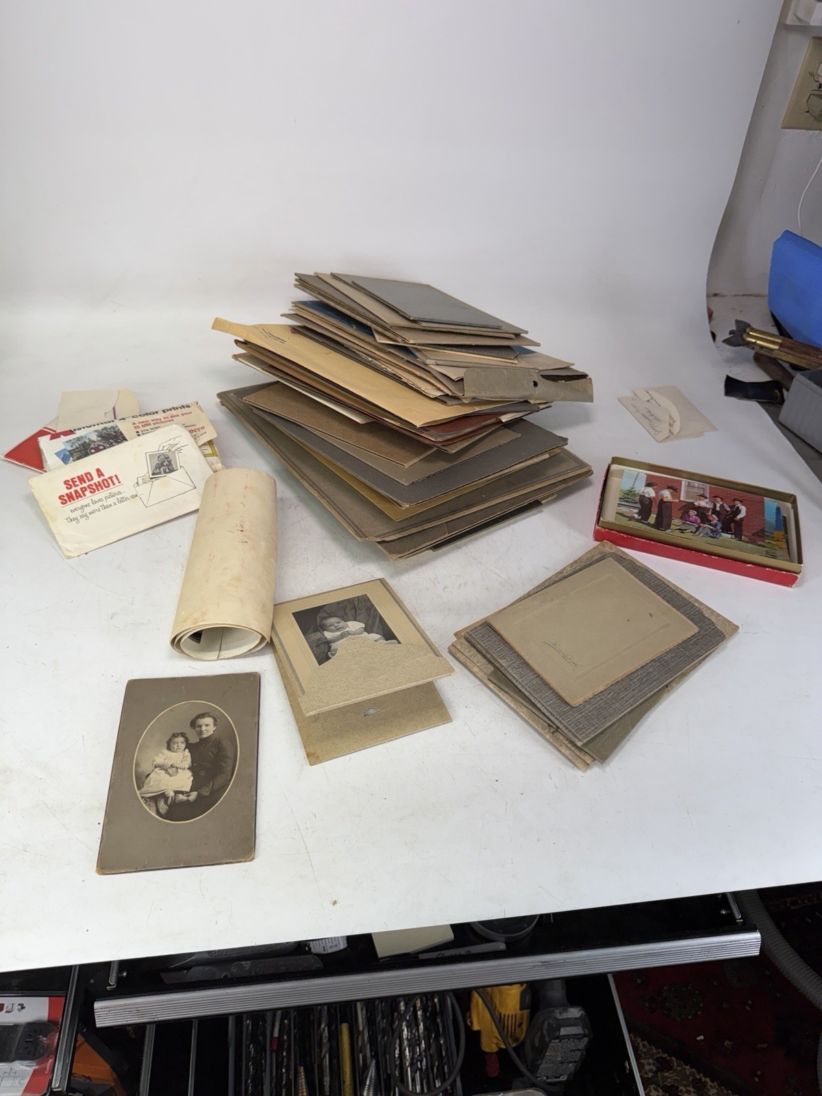 Antique Vintage Photo Lot Snapshot Archive Portraits Ephemera Real Photo RPPC