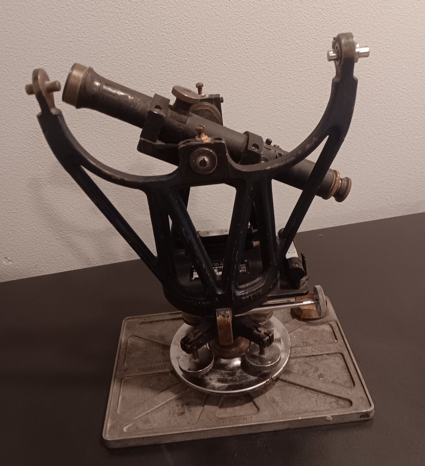 Vintage Boeing Aircraft Compass Target Transit Scope KEUFFEL & ESSER K&E Base
