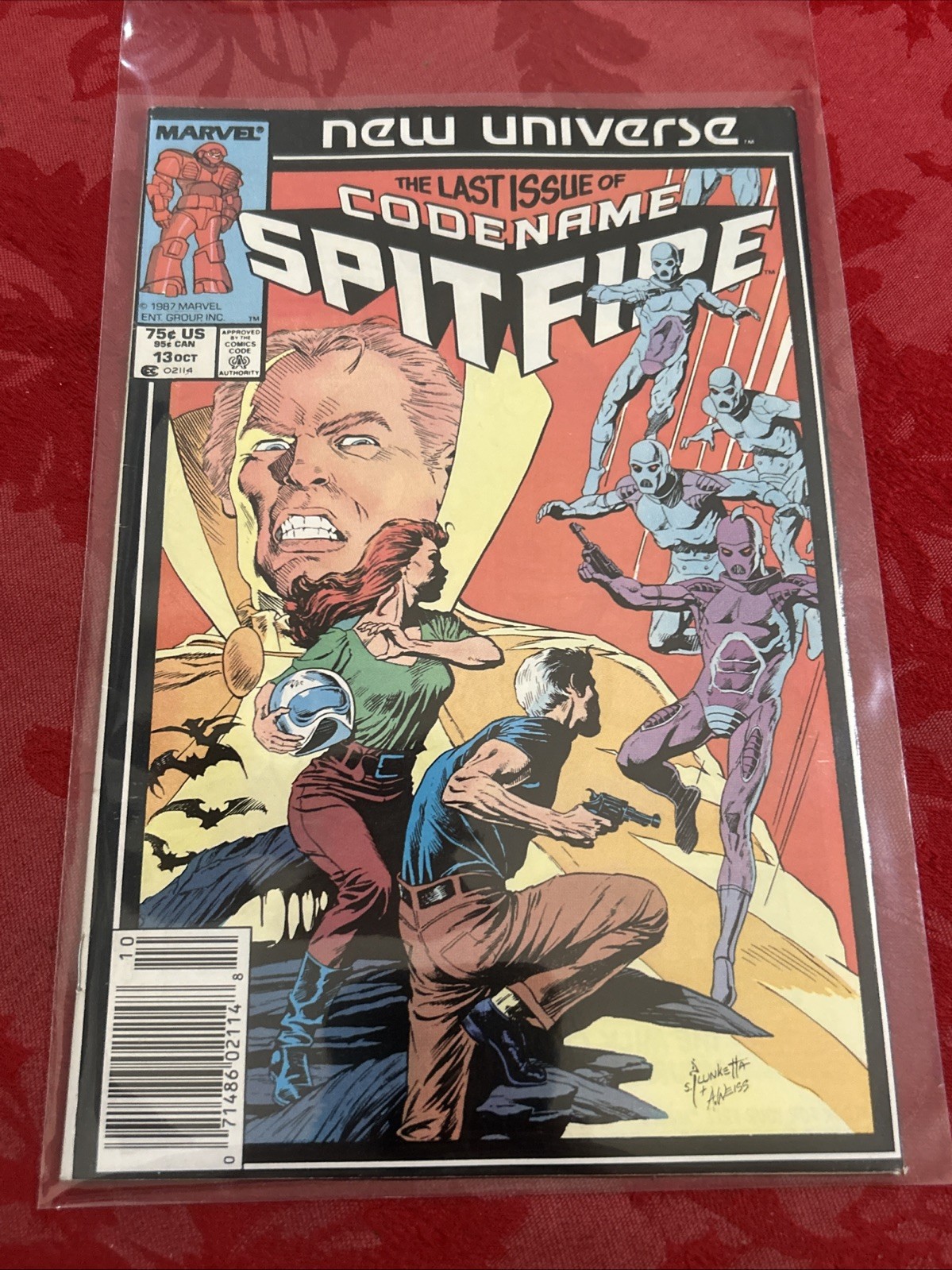 Codename Spitfire #13 - Marvel Comics October 1987 - Bagged/Boarded