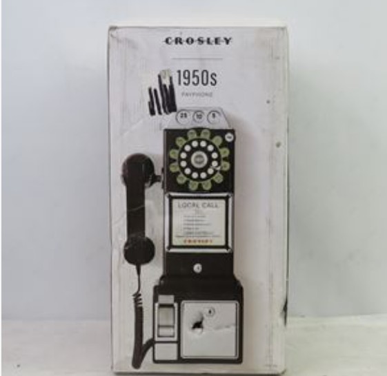 Crosley Pay Phone 1950's Reproduction Model Excellent Condition, Working