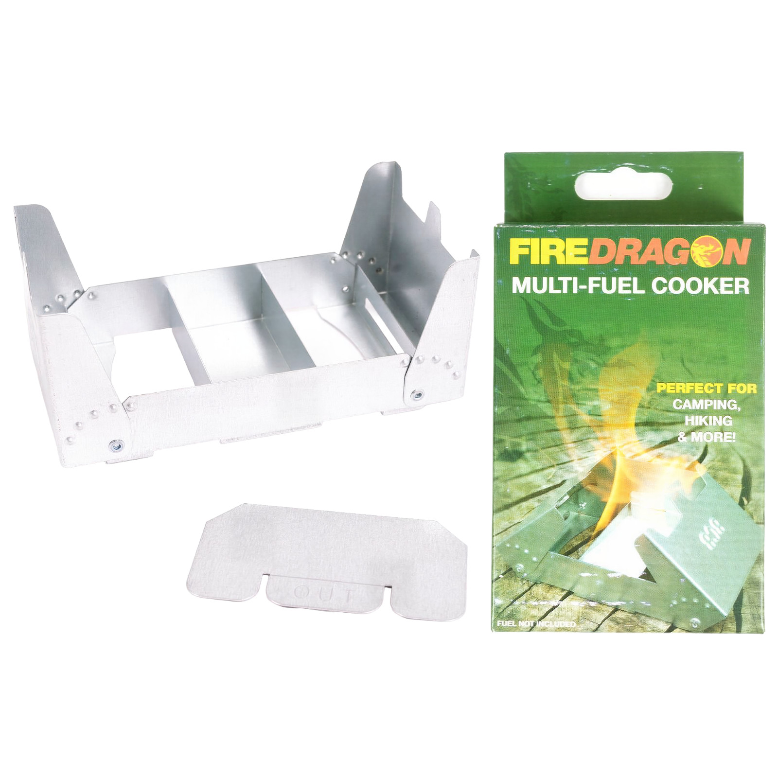 Genuine British Army Bcb Folding Cooker Stove Multi Fuel Hexi Gel Firedragon