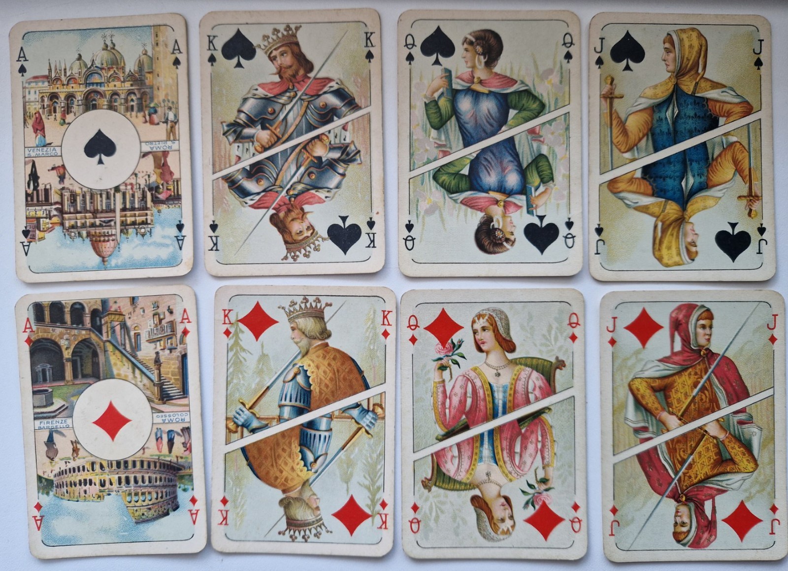 collectibles Antique 1923 Piatnik 55 playing cards 