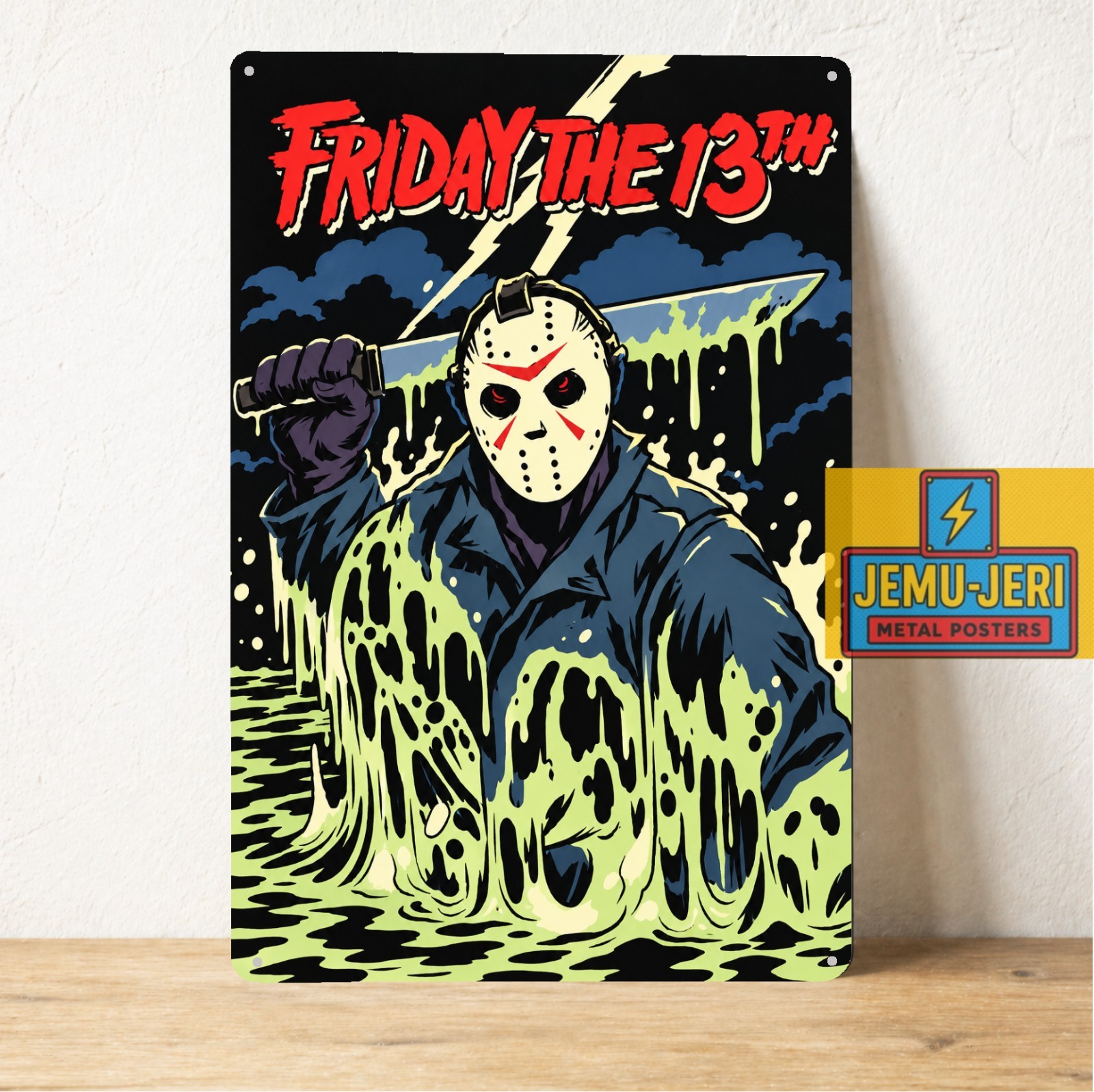 Friday the 13th jason lives Movie Metal Poster Film Collectable Sign 8*12inch
