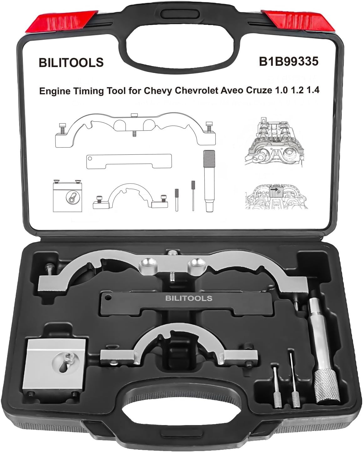 BILITOOLS 1.0 1.2 1.4 L Turbo Engine Timing Tool Kit Compatible with GM BILITOOLS 1.0 1.2 1.4 L Turbo Engine Timing Tool Kit Compatible with GM