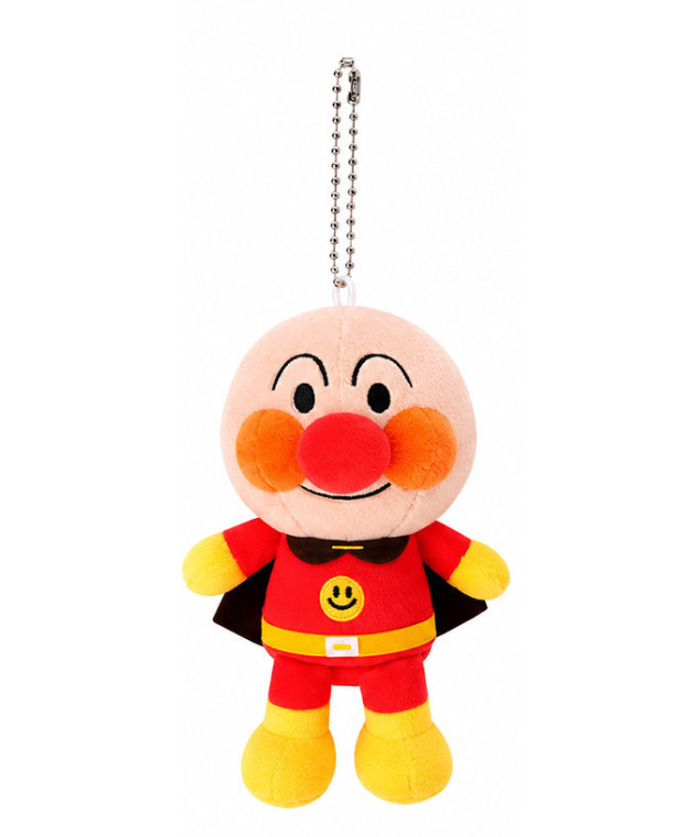 Anpanman Official Plush Doll Series :  Anpanman SD 13cm Key chain Bag Charm