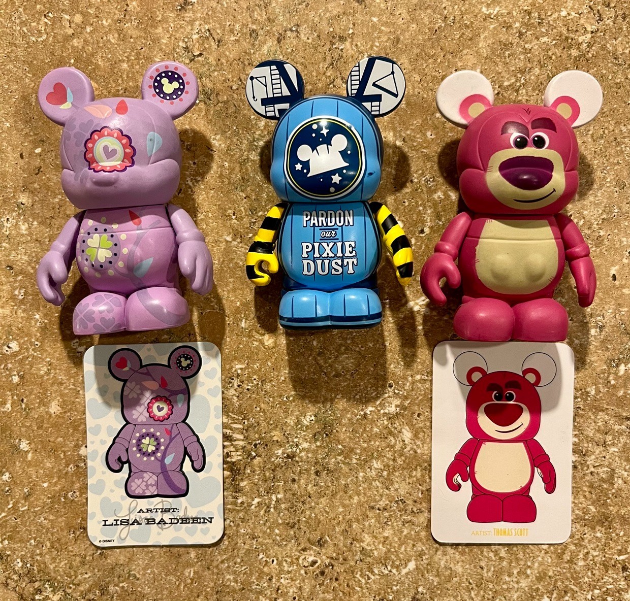 Disney Vinylmation 3” Figures Bundle Lot - 3 total