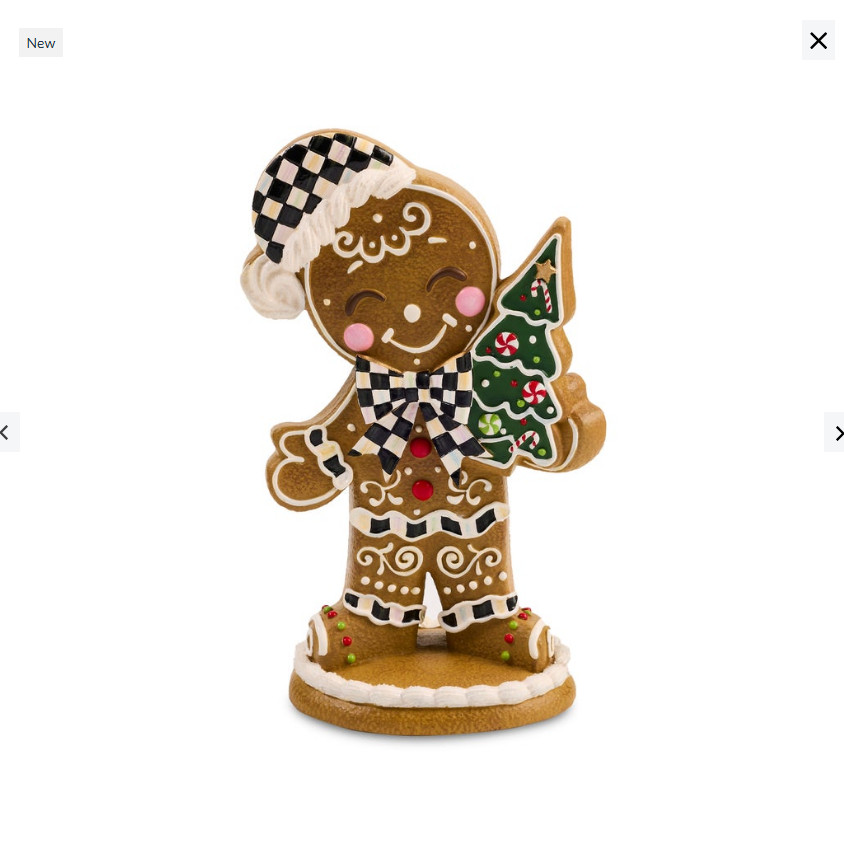 MACKENZIE CHILDS Gingerbread Boy NEW