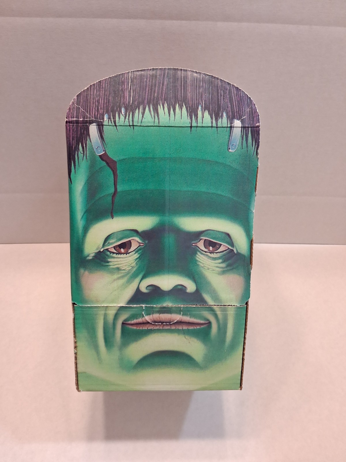 Vtg Halloween Universal Monsters Frankenstein Head Candy Box Treat Dispenser