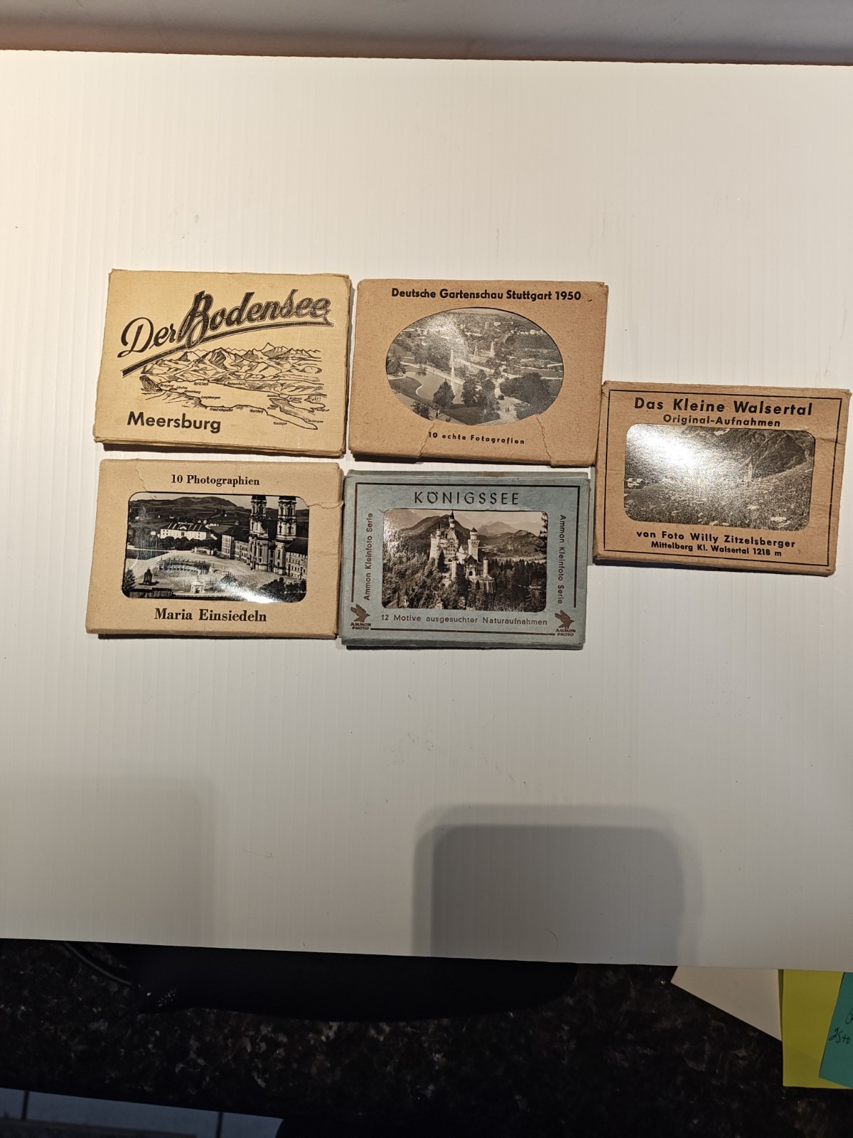 Vintage 1950s German Travel Ephemera & Correspondence Lot