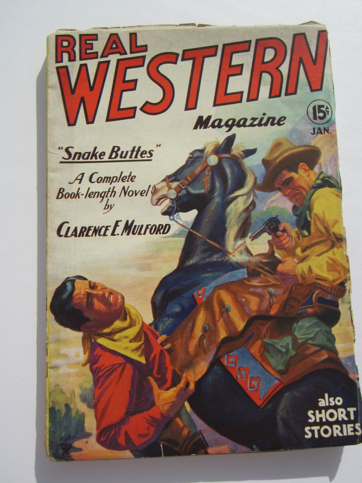 Real Western Magazine v. 1 #1, Jan. 1935 VG/FN  Scarce 1st Issue