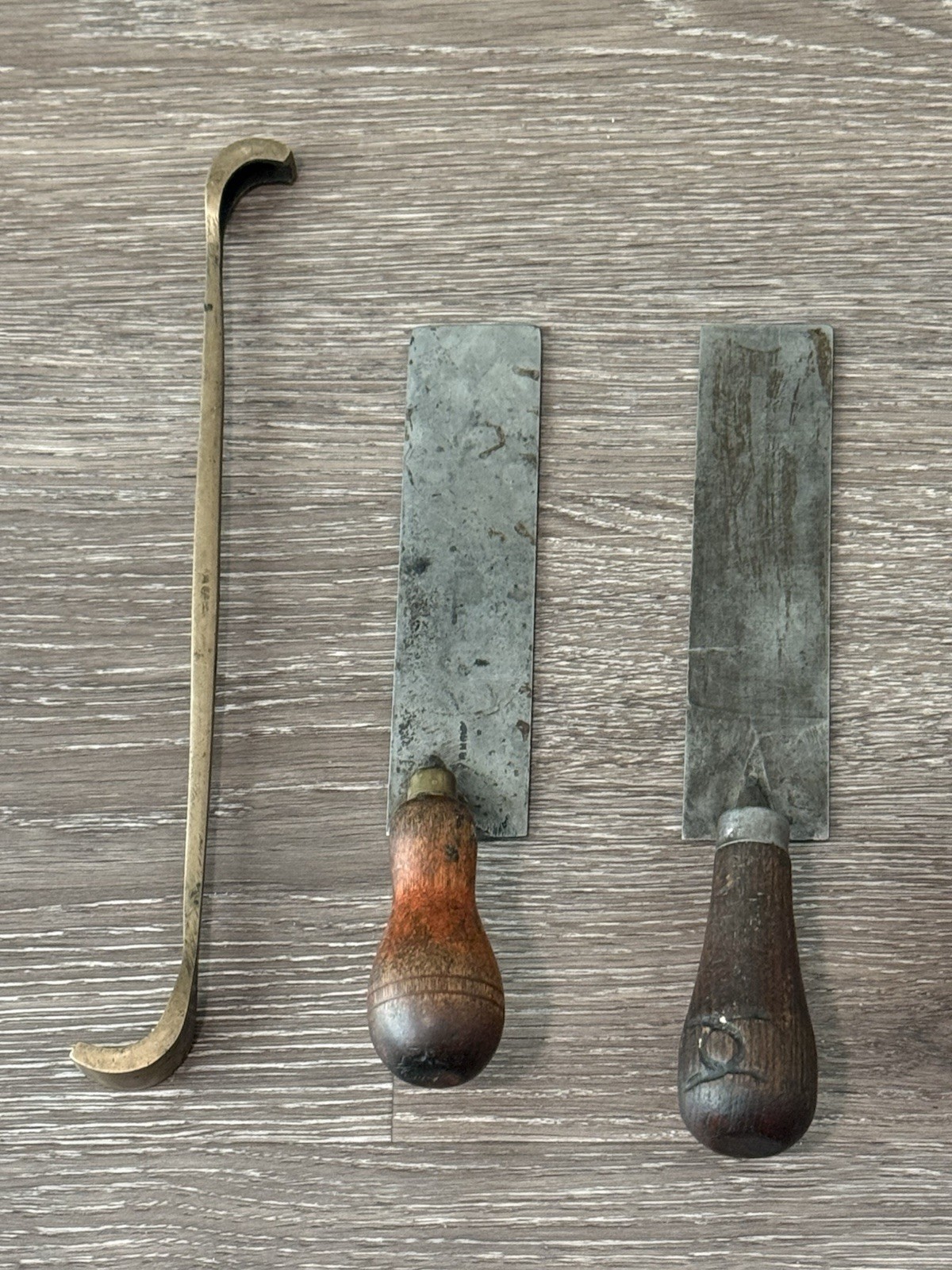 Antique Sand Casting Tool Wood Handle Trowel Vintage