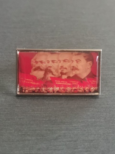 CCCP USSR LENIN STALIN COMMUNIST PARTY LENINE STALIN USSR Pin Badge New