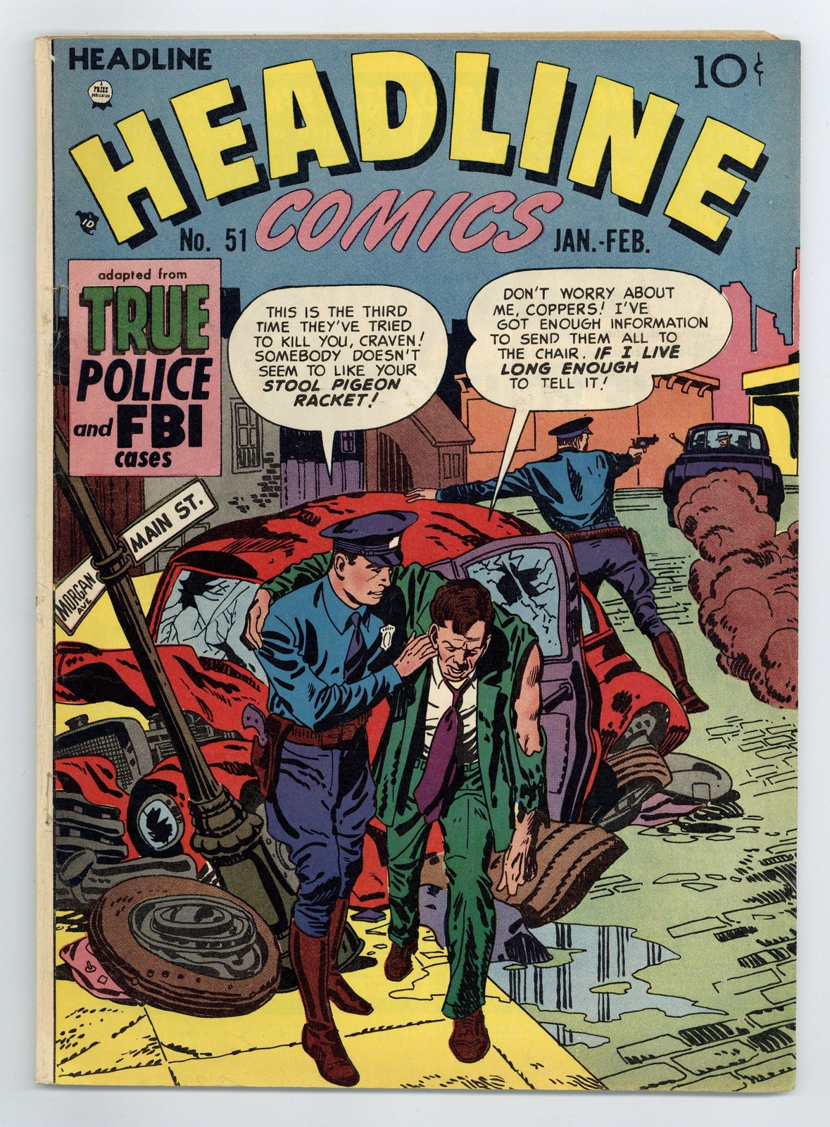 Headline Comics #51 VG- 3.5 1952
