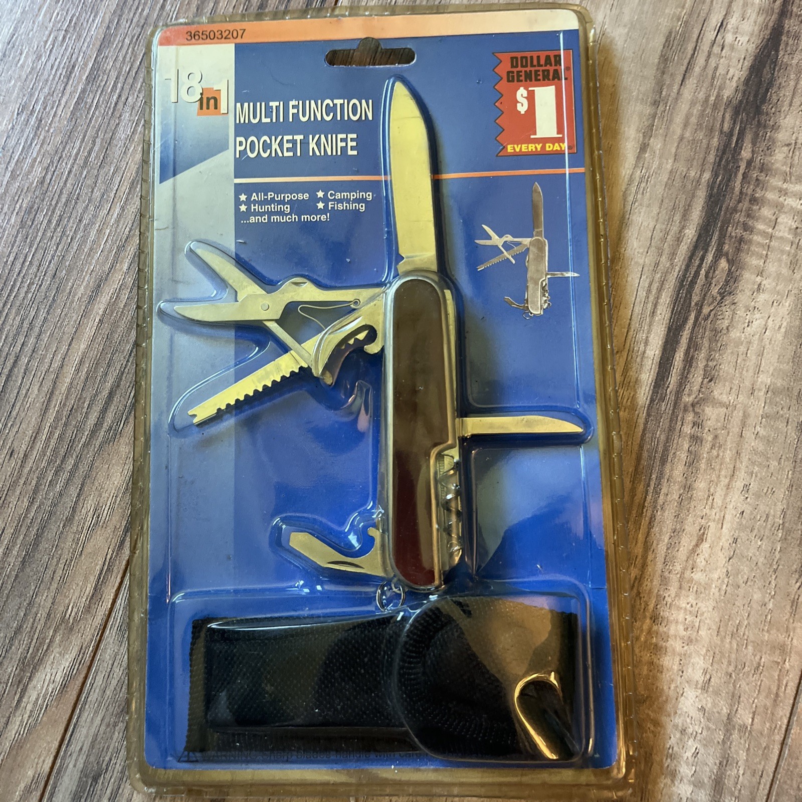 Vintage Multifunction Pocket Knife 18 In One With Case Nwt