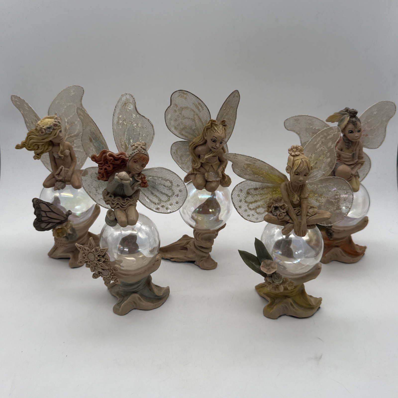 6 Vintage Rawcliffe Jessica DeStefano Bubble Fairies 1980-90 Fantasy Collectable