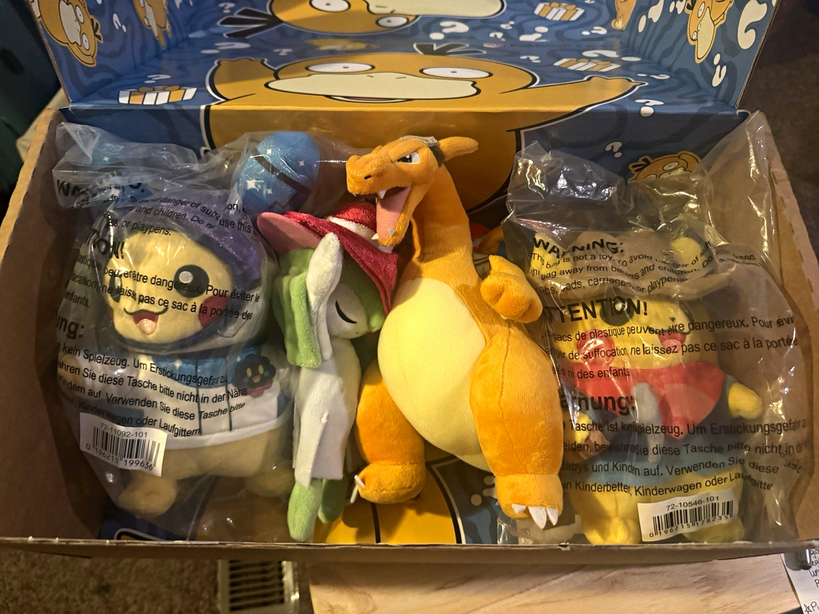 Pokémon Center Plush lot (7 total)
