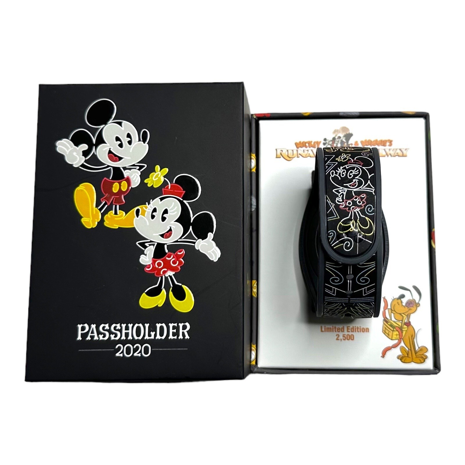 Disney Parks Mickey & Minnie\'s Runaway Railway Passholder Magic Band LE 2500