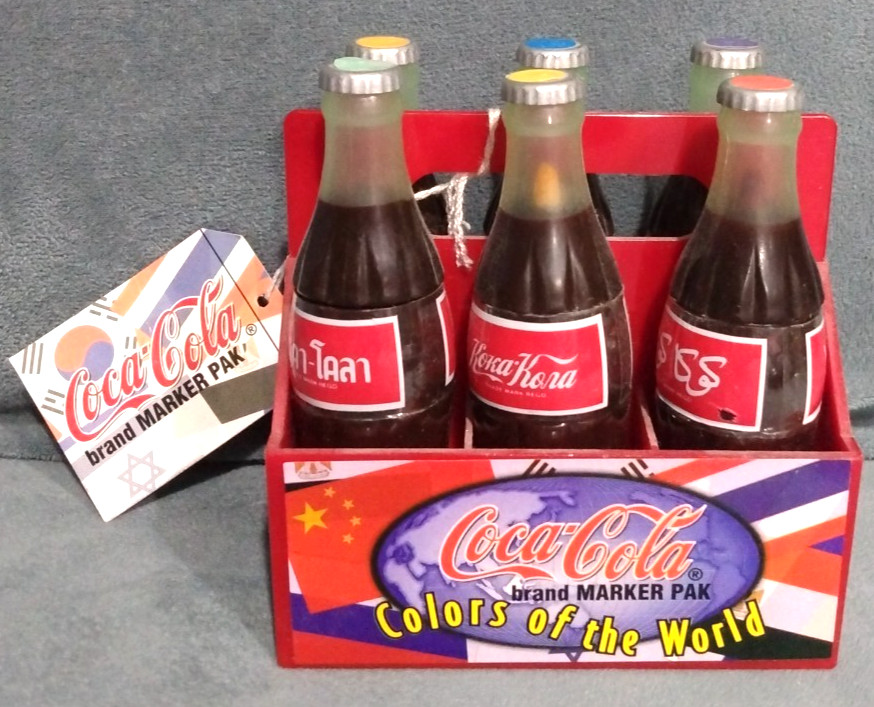 1998 Coca Cola International Marker 6-Pak