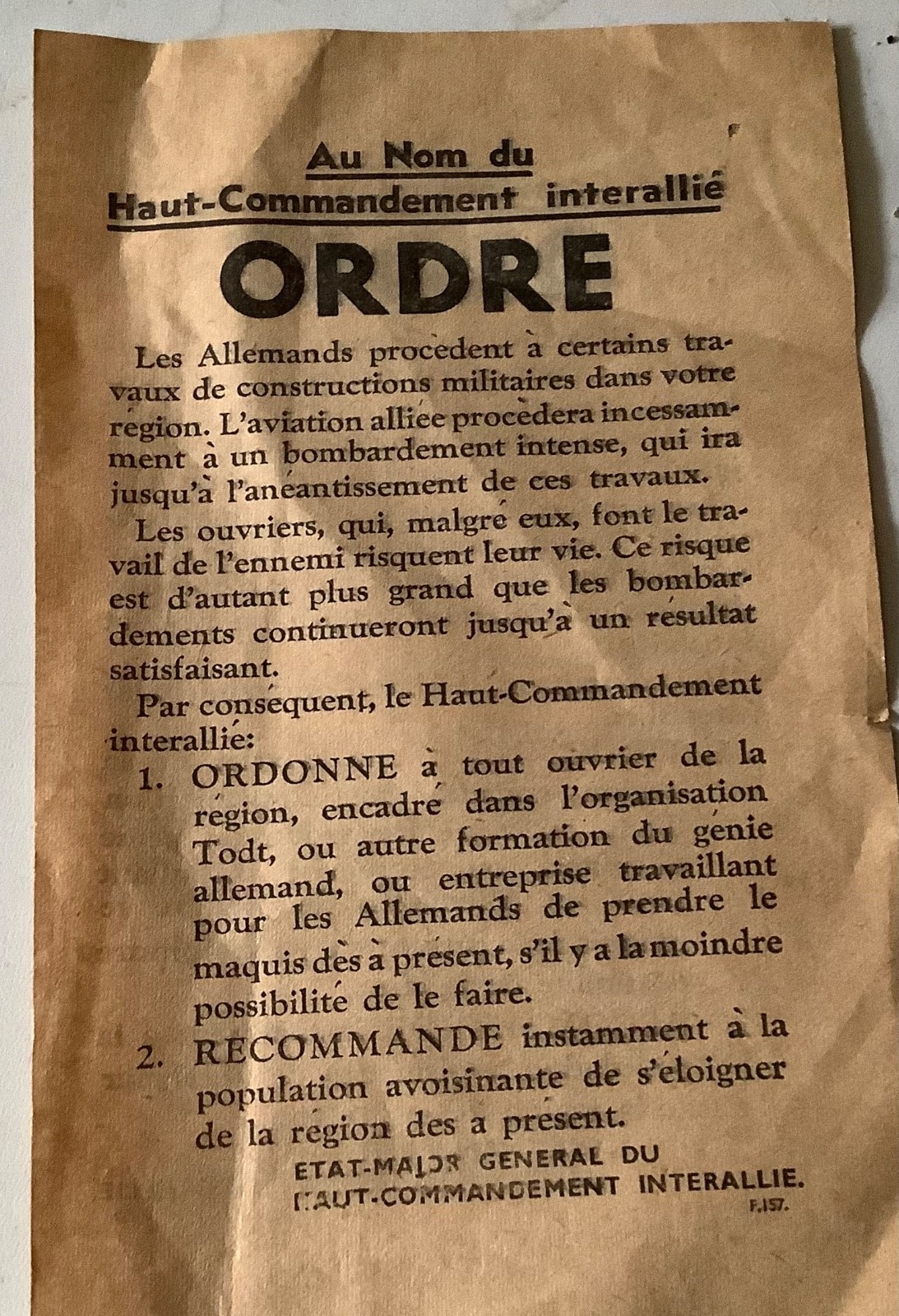 WWII PROPGANDA LEAFLETS