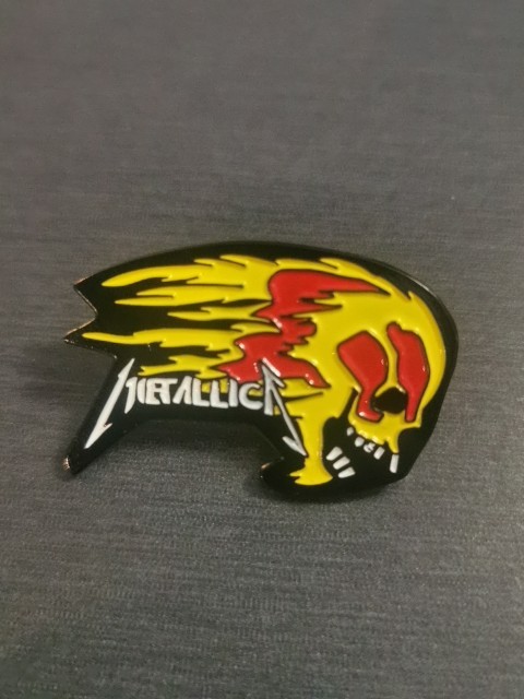 METALLICA BLACK ALBUM MASTER OF PUPPETS Pin Badge Patch New High Quality