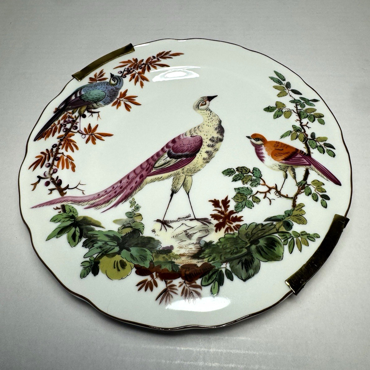 Vintage Mottahedeh Chelsea Birds 8.25