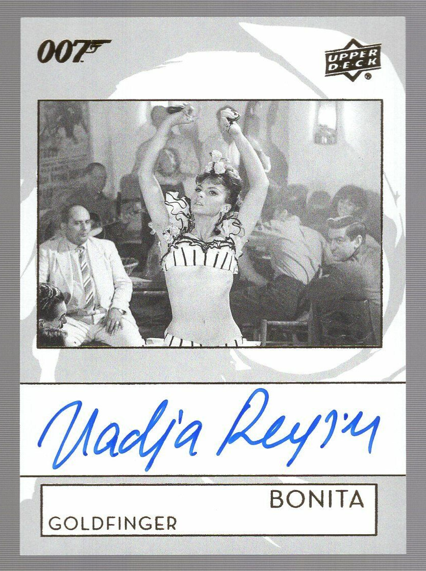 NADJA REGIN AS BONITA 2019 UPPER DECK JAMES BOND AUTO AUTOGRAPH **GOLDFINGER**