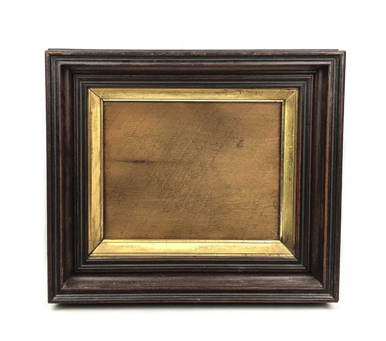 Antique Victorian Walnut Eastlake Style Gold Liner Picture Frame Fits 10x8