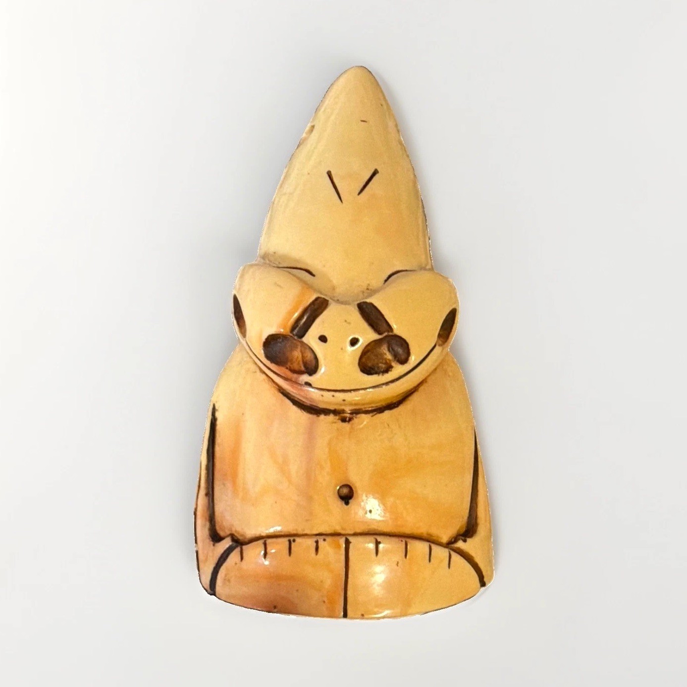 Vintage Carved Billiken Goof Luck Figure Alaskan Hand Carved  4\