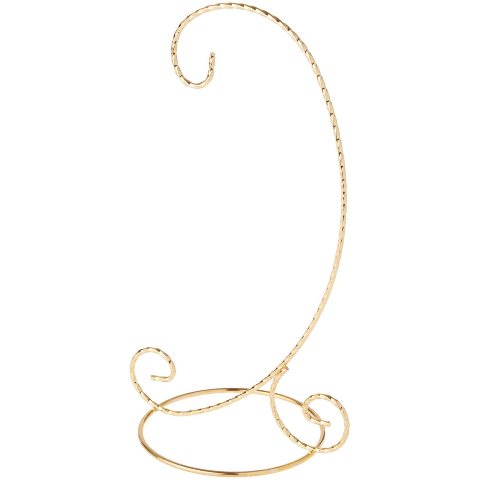 Gold-Toned Ornament Stand - Medium 9.5\