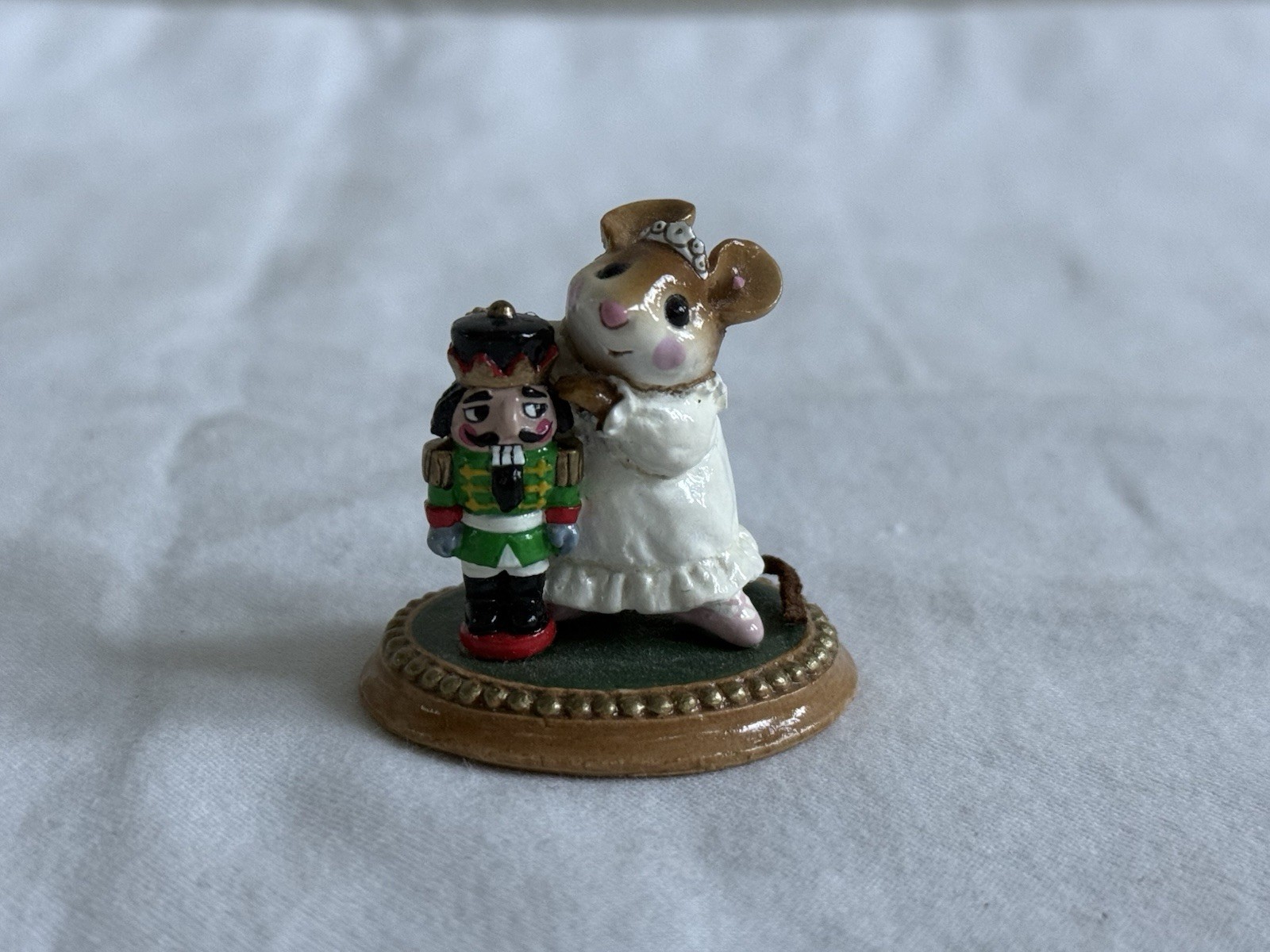Vintage Wee Forest Folk M-174 The Nutcracker Mouse Figurine 1991 Donna Petersen