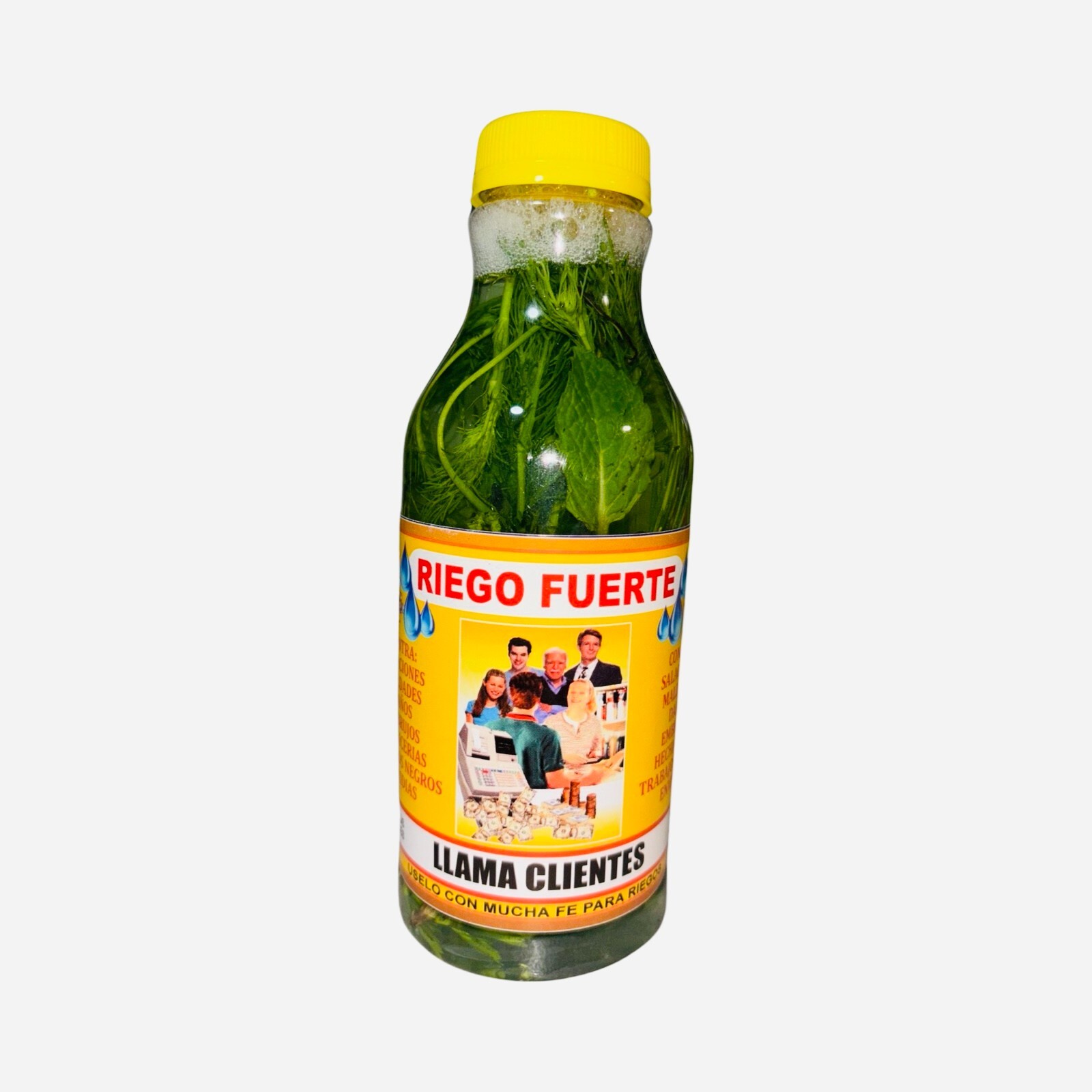 RIEGO FUERTE Llama Clientes Para Limpias Levanta Negocio Abundancia Suerte 16 oz
