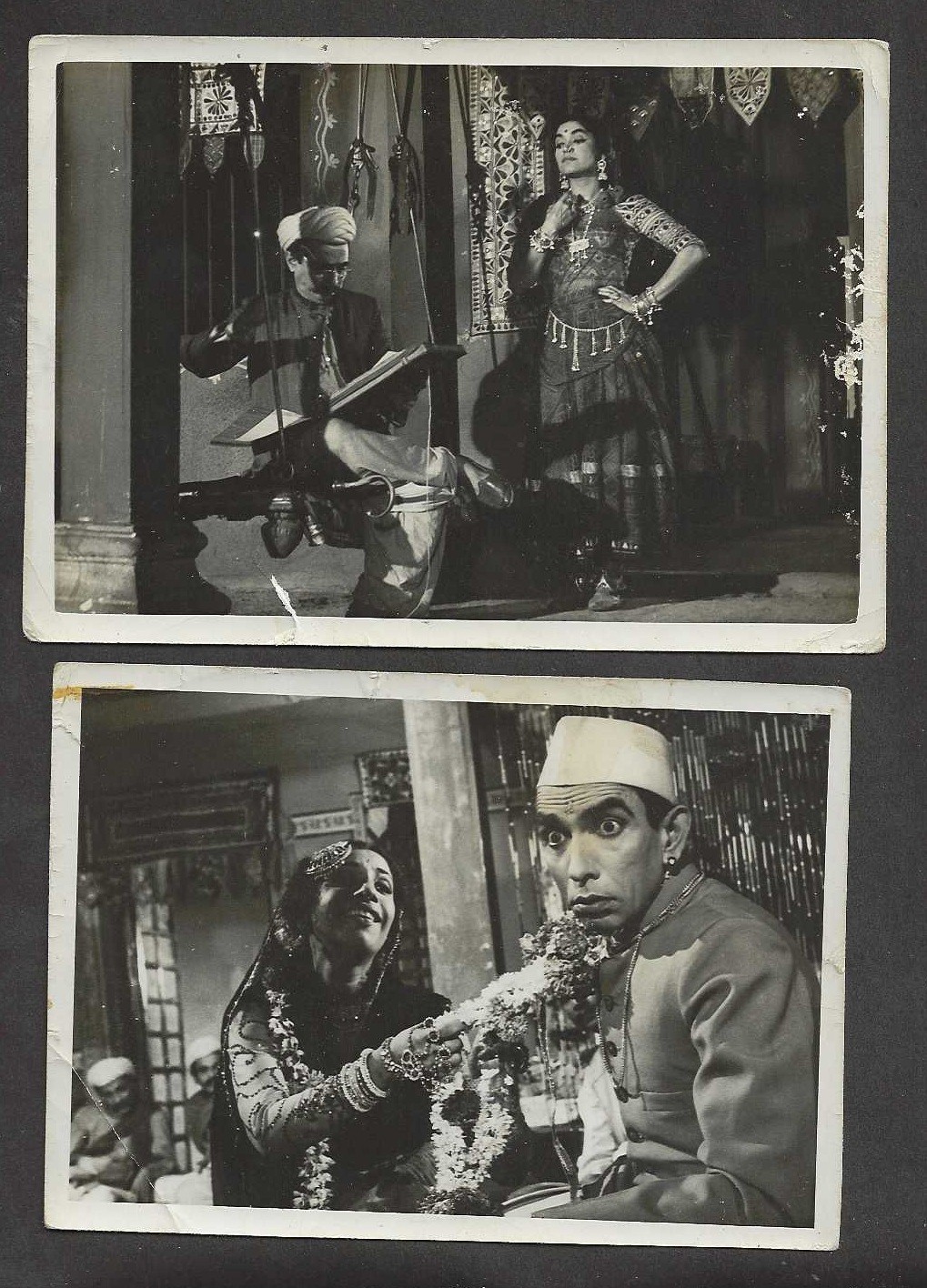 India vintage bollywood press photos