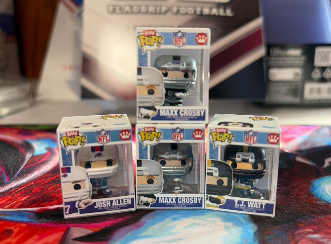 2026 Topps Flagship Football | Funko Bitty Pops | Fast Shipping | Lot of 4