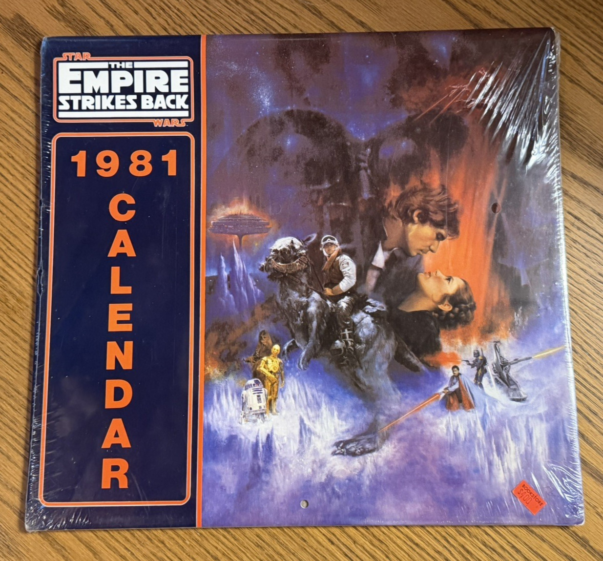 Vintage 1981 Star Wars The Empire Strikes Back Original Calendar NOS SEALED