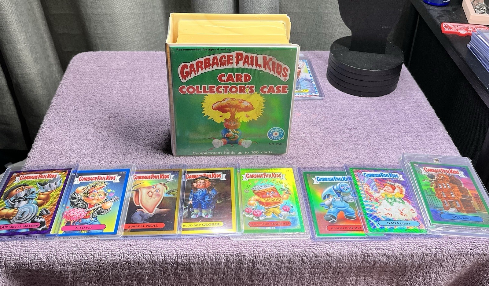 1980’s VTG GPK Collector Case,8 RARE Serial Number Stamped Cards Refractors READ