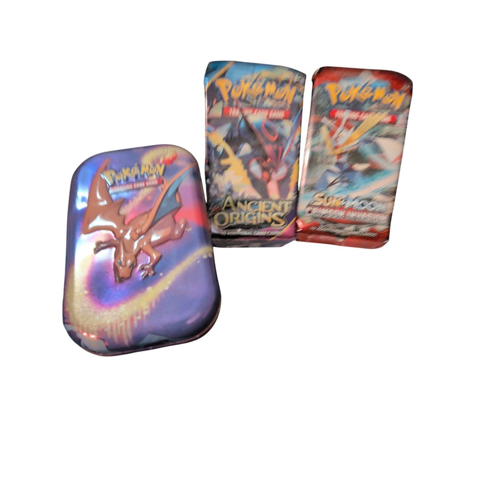 Package Deal Pokemon Trading card Packs and holding tim