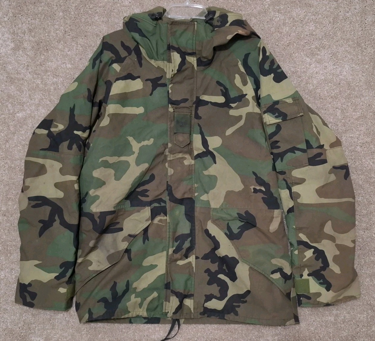 Vintage Cold Weather Parka Camouflage Size Medium Regular 