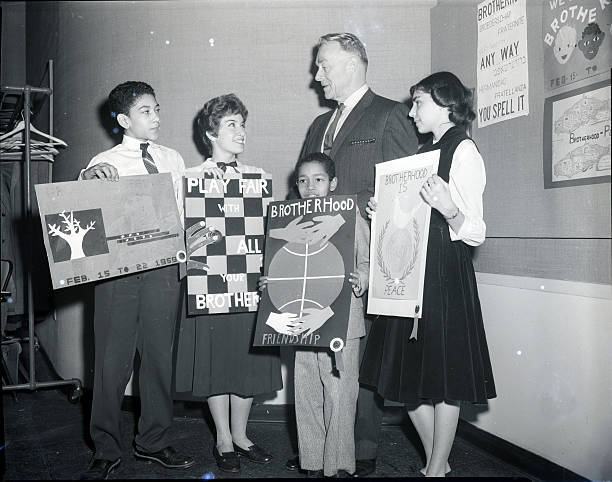 New York A Hungarian Freedom Flag was draped front Captive Euro- 1962 Old Photo