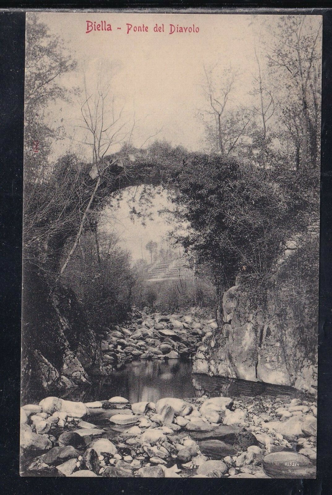Postcard Biella Ponte del Diavolo AG998