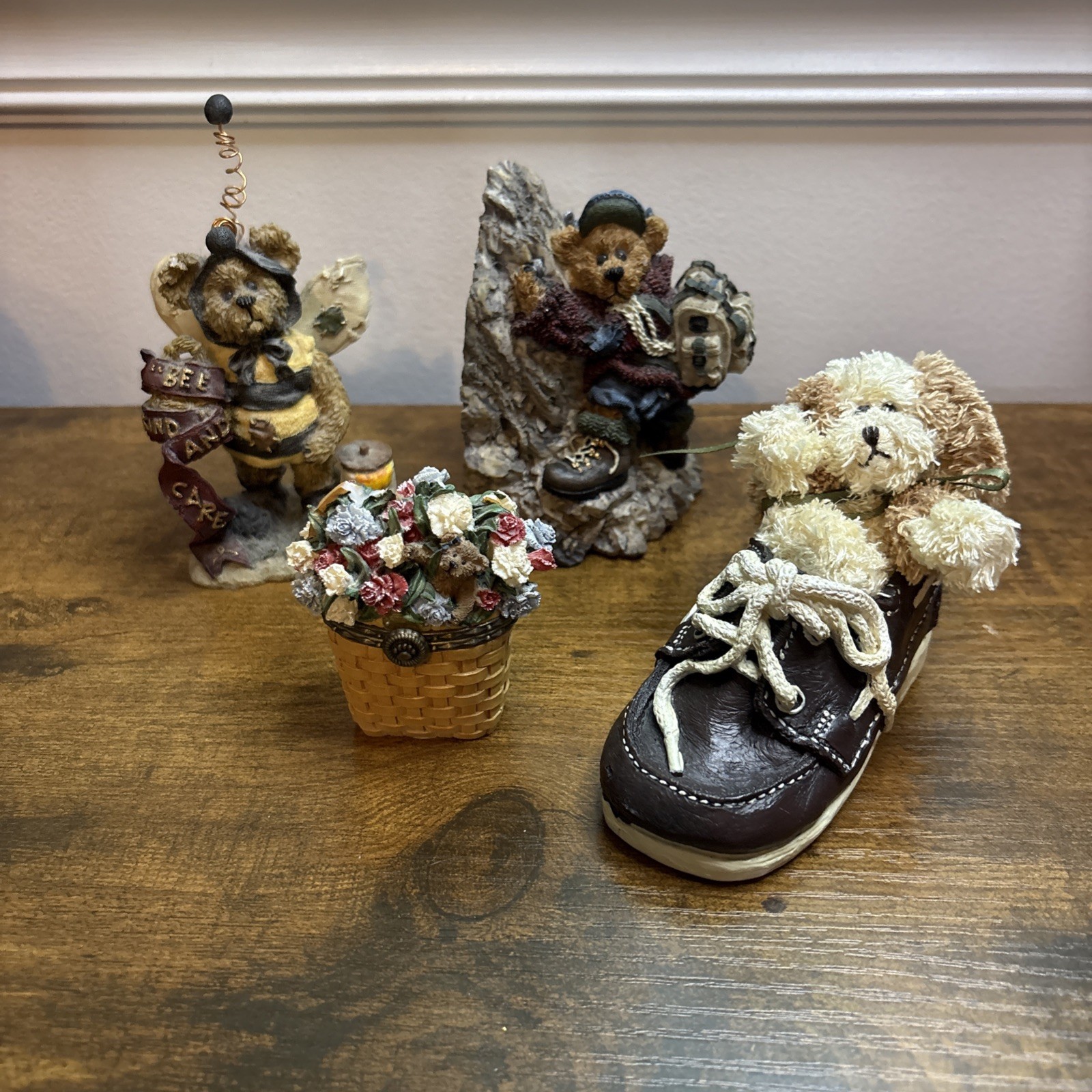 Set/Lot of 4 Boyds Bears And Friends B56 Read*
