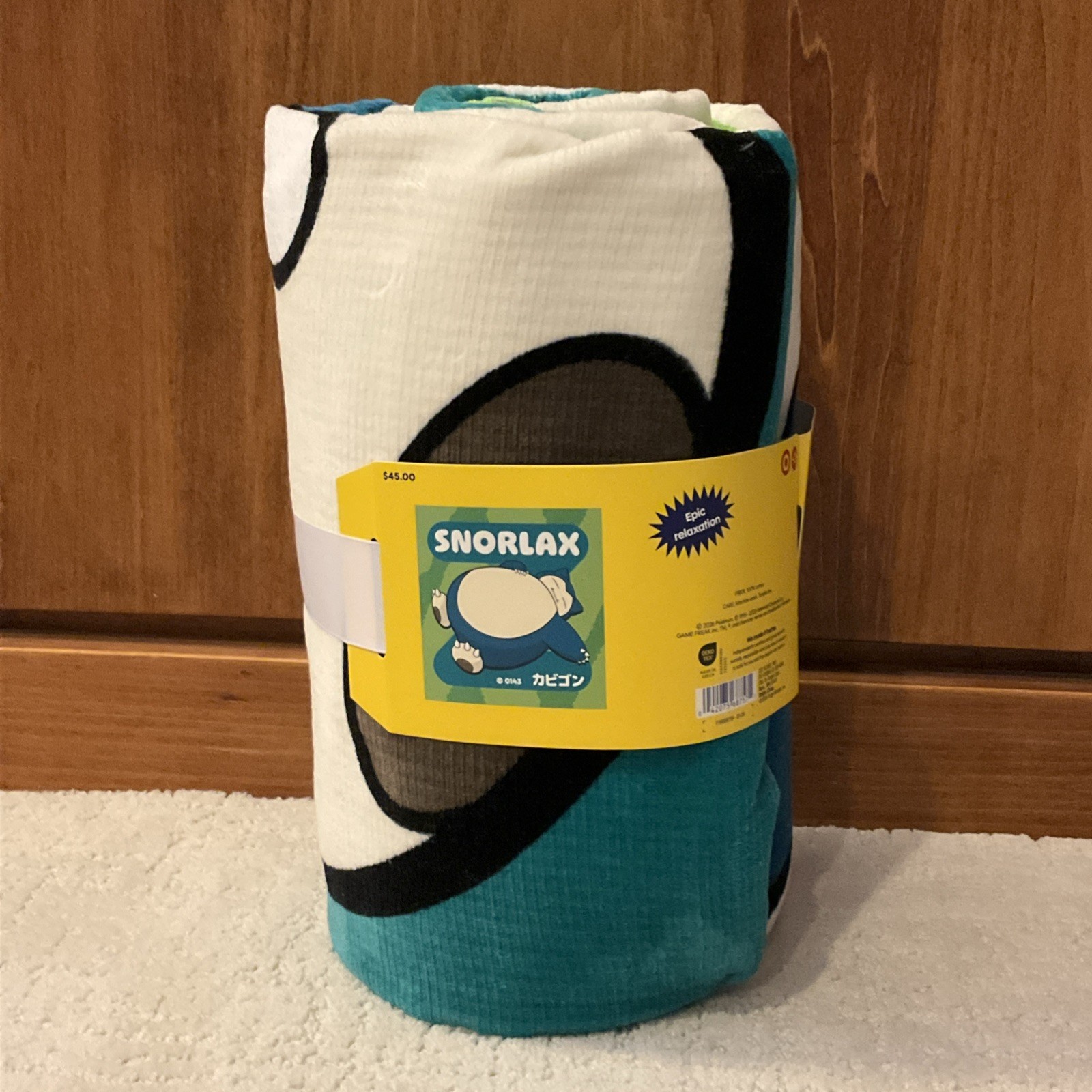 Ultimate Snorlax Beach Towel - Pokémon x Target - IN HAND - 30th Anniversary 🏝️